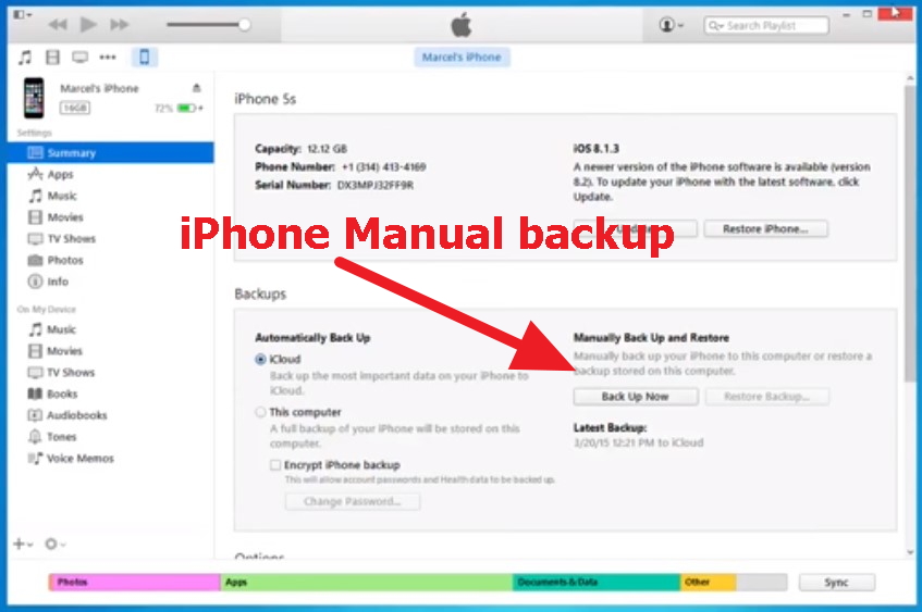 Mac Manual Backup